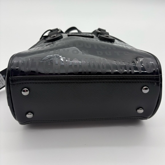 Von Dutch Black Onyx Reflective Bowling Bag NWTG - Picture 5 of 10